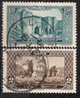 MAROC Timbres-Poste N°119 & 120 Oblitérés TB  Cote : 1€75 - Used Stamps