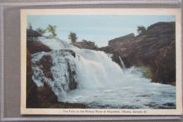 CANADA OTTAWA RIDEAU RIVER FALLS HOGSBACK KARTE CARD POSTKARTE ANSICHTSKARTE CARTOLINA POSTCARD CARTE POSTALE - Huntsville