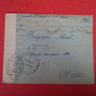 LETTRE BREST CORRESPONDANCE MILITAIRE CACHET OUVERT ET DEPOT COLONIAL - Briefe U. Dokumente