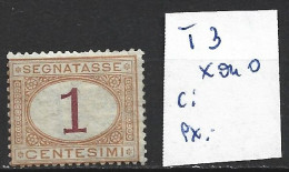 ITALIE TAXE 3 * Côte 4 € - Postage Due