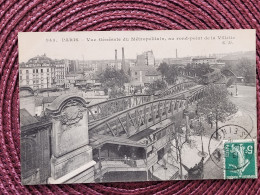 Paris  , Métropolitain Au Rond Point De La Villette - Stations, Underground