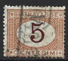 ITALIE TAXE 5 Oblitéré Côte 1 € - Postage Due