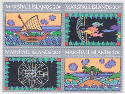 53891. Serie MARSHALL Islands 1984, Inaururation Postal Independence ** - Marshall Islands