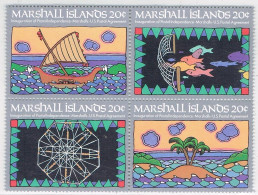 53891. Serie MARSHALL Islands 1984, Inaururation Postal Independence ** - Marshall