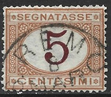 ITALIE TAXE 5 Oblitéré Côte 1 € - Postage Due