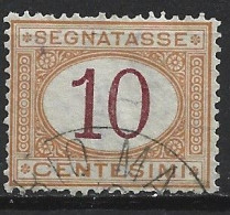 ITALIE TAXE 6 Oblitéré Côte 1 € - Postage Due