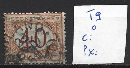 ITALIE TAXE 9 Oblitéré Côte 1.50 € - Postage Due