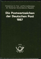 Die Postwertzeichen Der Deutschen Post 1987. - Alte Bücher