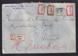 HUNGARY - Value Letter Sent By Registered Mail From Budapest To Zagreb With 80 000 Kruna. Arrival Zagreb 22.05./ 2 Scan - Other & Unclassified