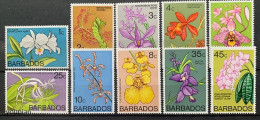 Barbados 1974, Orchids, MNH Stamps Set - Barbados (1966-...)