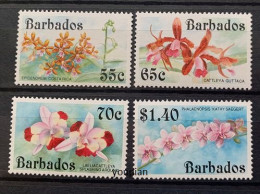 Barbados 1992, Orchids, MNH Stamps Set - Barbados (1966-...)