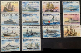 Barbados 1994, Ships, MNH Stamps Set - Barbados (1966-...)