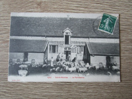 91 IGNY SAINT NICOLAS LA PORCHERIE ANIMEE COCHONS - Igny