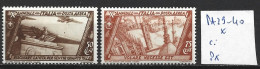 ITALIE PA 39-40 * Côte 10 € - Poste Aérienne