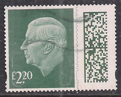 GB 2023 KC 3rd £2.20 Barcode Machin Used SG V5025 ( 25 ) - Machins