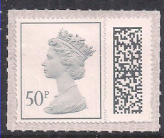 GB 2022 QE2 50p Slate Grey Barcoded Machin Umm SG V4750 ( 134 ) - Machins