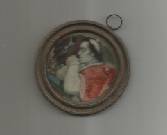 PIO VII MINIATURA 1805 SU AVORIO FIRMATO ANTONIO PASINI(RITRATTISTA DEI BORBONI DI PARMA) RARISSIMO - Olii