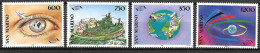 SAN MARINO - 1995 - 20° TURISMO - SERIE 4 VALORI - NUOVA MNH**( YVERT 1404\7- MICHEL 1611\4 - SS  1454\7) - Airmail