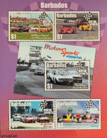 Barbados 2017, Motorsports, MNH S/S - Barbados (1966-...)