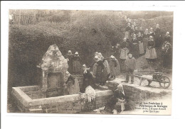 DEP. 29 Les Fontaines à Pélerinages De Bretagne N°3010 Saint Alor à Ergué-Armel Pélerins, Franchise Militaire - Monumenti