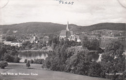 E3801) MARIA WÖRTH Am WÖRTHERSEE - Kärnten S/W FOTO AK über Wiese Auf Häuser U. Kirche Gesehen ALT - Maria Wörth