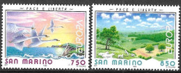 SAN MARINO - 1995 - EUROPA - SERIE 2 VALORI - NUOVA MNH**( YVERT 1396\7- MICHEL 1607\8 - SS  1446\7) - Airmail