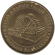 84-0321 - JETON TOURISTIQUE MDP - Moulin à Papier Vallis Clausa La Roue - 2010.1 - 2010