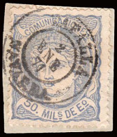 Navarra - Edi O 107 - 50 Milm.- Fragmento Mat Fech. Tp. II "Tafalla" - Used Stamps