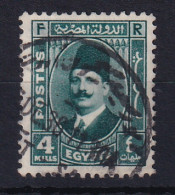 Egypt: 1927   King Fuad I   SG153   4m  Green  Used - Usati