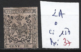 ITALIE MODENE 2A Oblitéré Côte 150 € ( 1 Clair ) - Modena