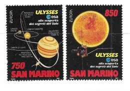 SAN MARINO - 1994 - EUROPA - SPAZIO - SERIE 2 VALORI - NUOVO MNH**( YVERT 1368\9- MICHEL 1575\6 - SS  1423\4) - Airmail