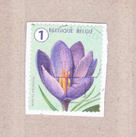 2017 Nr 4654 Gestempeld Op Fragment,bloemen. - Used Stamps