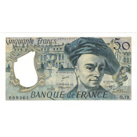 France, 50 Francs, Quentin De La Tour, 1980, O.19, NEUF, Fayette:F67.17, KM:152e - 50 F 1976-1992 ''Quentin De La Tour''