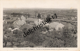 CPA 89 0094 ST SAUVEUR EN PUISAYE YONNE Vue Sur L'Ensemble Des Renards Et La Vallée De Loing  Non Circulée - Saint Sauveur En Puisaye