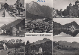 E3822) Dolomitenstadt LIENZ Osttirol S/W Mehrbild AK Mit Iselsberg  U Iselsteg U. Hauptplatz - Tristachersee S/W ALT - Lienz