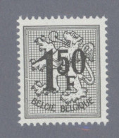 1969 Nr 1518-P2** ZONDER SCHARNIER.CIJFER OP HERALDIEKE LEEUW. - 1951-1975 Heraldischer Löwe (Lion Héraldique)