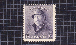 1919 Nr 169* Met Scharnier.Koning Albert I Met Helm. - 1919-1920  Re Con Casco