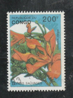 CONGO  1993  Y. T. N° 982  à  986  Incomplet  985  Oblitéré  Frais Fe Gestion Compris - Used