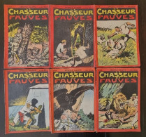 Arnould Galopin "Le Chasseur De Fauves", Lot De 6 Numéros Différents. (1933) - Autres & Non Classés