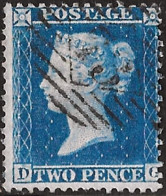 QV SG34, 2d Blue DG Used - Used Stamps