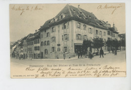 SUISSE - PORRENTRUY - Rue Des Bêches Et Rue De La Préfecture - Porrentruy