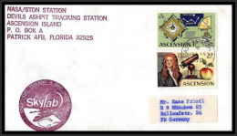65969 Skylab SL-1 14/5/1973 Launch Ascension Islands Espace Space Lettre Cover - Africa