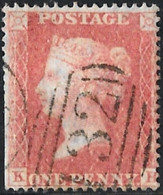 QV SG36, 1d Rose-Red Used - Used Stamps