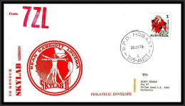 66391 Skylab 3 7zl Hobart 30/7/1973 Autralie Australia Espace Space Lettre Cover - Oceanía