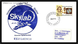 66408 Skylab 3 Launch 28/7/1973 Autralian Antarctic Territory Australia Espace Space Lettre Cover - Oceanía