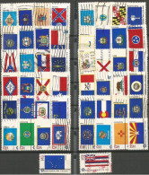 USA 1976 Bicentennial State Flags - SC.# 1633/82 -  Cpl 50v Set In Used Condition - Oblitérés