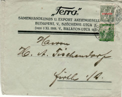 HUNGARY 1916  LETTER SENT FROM BUDAPEST TO FUERTH - Covers & Documents