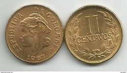 Colombia 2 Centavos 1965. KM#211 - Colombia