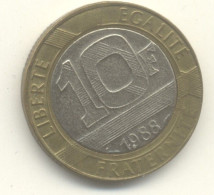 10 FRANCS GENIE 1988 FAUSSE - 10 Francs