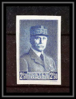 France N°473 2 F. 50 Outremer Maréchal Pétain Non Dentelé * MH (Imperf)  - 1921-1940